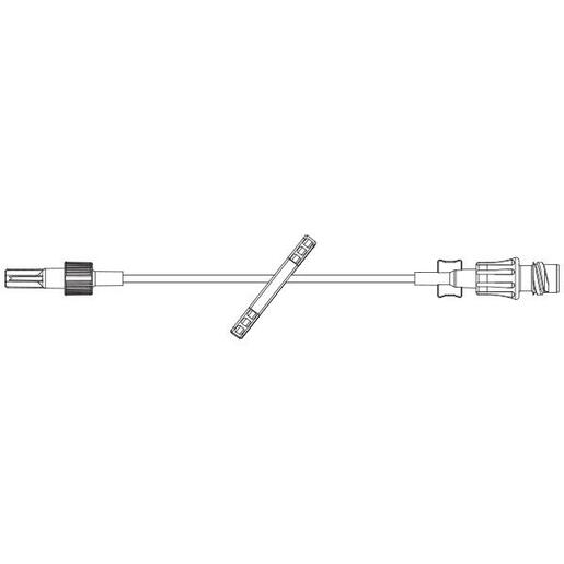 Straight-Type Catheter Extension Set, Standard Bore, INTERLINK Injection Site, 6.6 (17 cm)