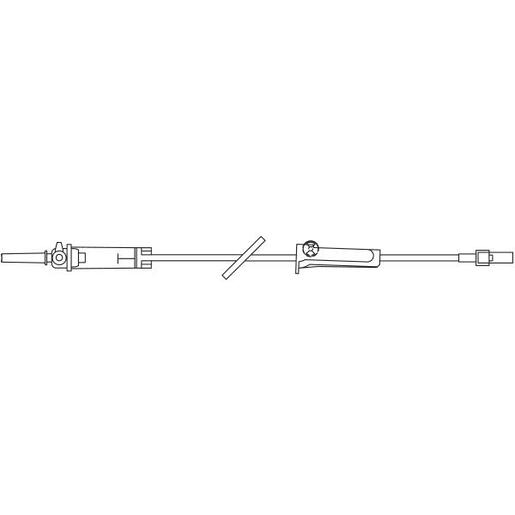 Solution Set, DUO-VENT and Male Luer Lock Adapter. 10 drops/ mL.109 (2.8 m). Sterile Package