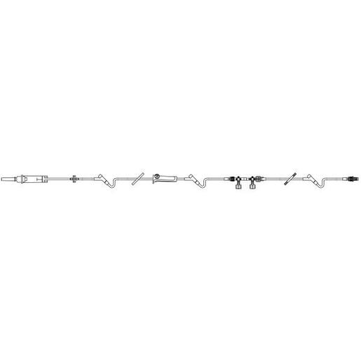 INTERLINK CONTINU-FLO 4-WAY STOPCOCK EXT SET
