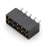 3300-044 : Connector, Male 2x5 Header Vert, 0.10in.