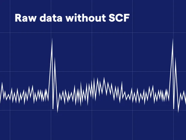 Smoothing of data using SCF transformation
