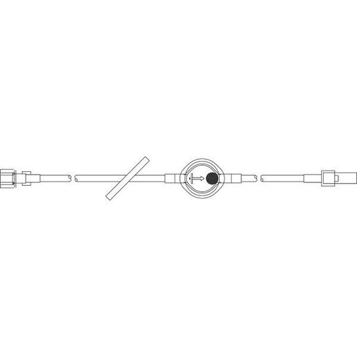 Straight-Type Extension Set, Microvolume, 0.22 Micron Filter, 60" (152 cm)