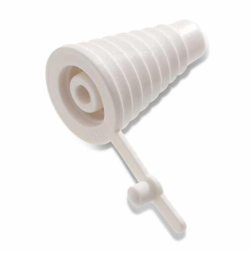 Universal Bottle Adapter. Fits bottles with neck openings of 13 m to 22 mm. For use with EXACTAMED Oral Dispensers.