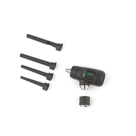MacroView 3.5V Halogen HPX Veterinarian Fiber-Optic Otoscope; Reusable Ear Specula Set (#23842), Power Handle Not Included