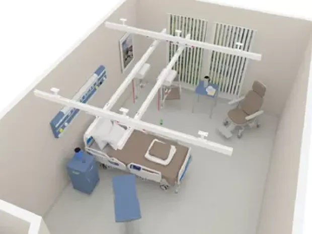 Room mockup for a BRBA1 room