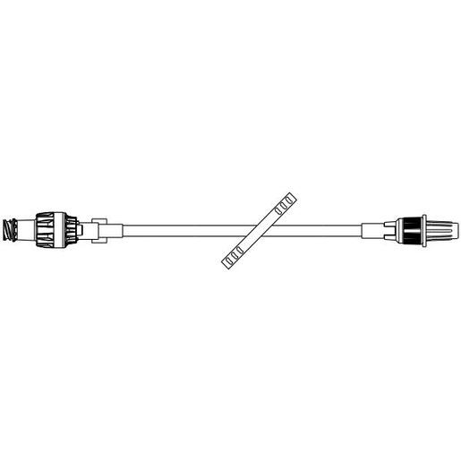Straight-Type Catheter Extension Set, Standard Bore, ONE-LINK, Needle-free IV Connector, Neutral Fluid Displacement , 7.6  (19.3 cm)