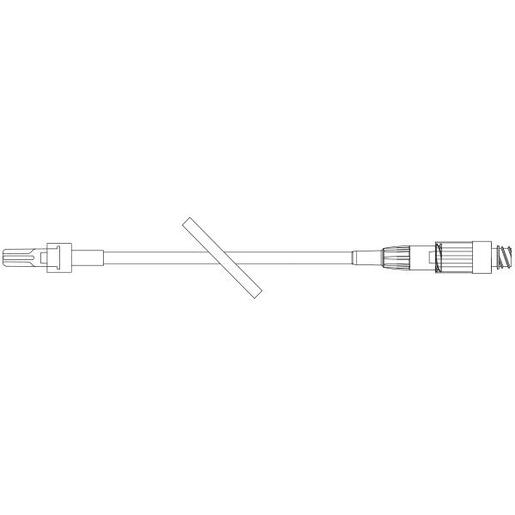 Straight-Type Catheter Extension Set, Microbore, CLEARLINK Luer Activated Valve, 7.9 (20 cm)