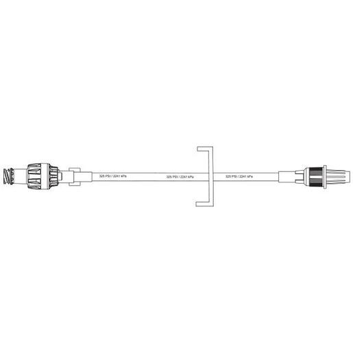 Straight-Type Catheter Extension Set, Microbore, ONE-LINK, Bonded Needle-free IV Connector, Neutral Fluid Displacement, Power Injectable (325 psi/2241 kPa), 8.5  (21.6 cm)
