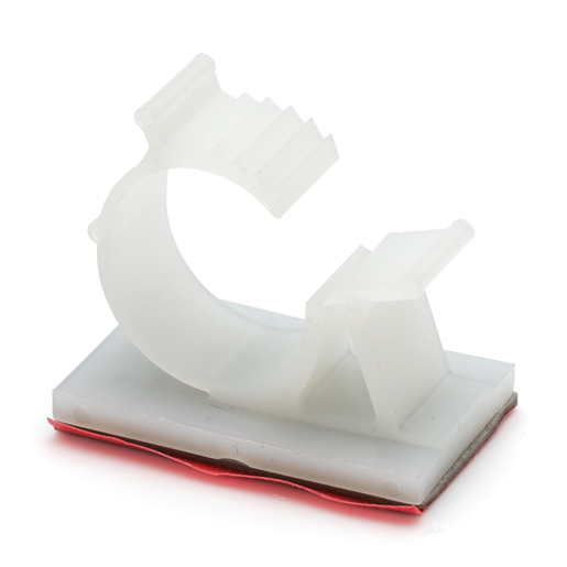 Clip, Nylon, Adjustable Adhesive Base