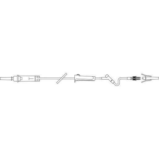 Solution Set, Non-Vented, INTERLINK Injection Site. 10 drops/mL. 76" (1.9 m). Non-DEHP