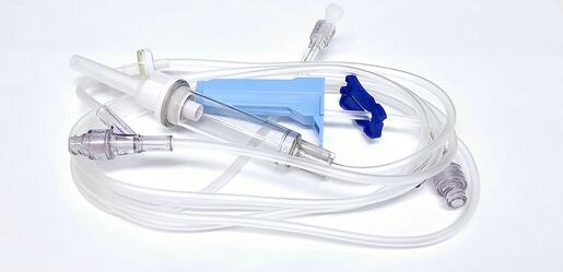 CONTINU-FLO Solution Set, Non-Vented, 2 CLEARLINK Luer Activated Valves, Backcheck Valve, 10 drops/mL, 96 (2.4 m), Non-DEHP