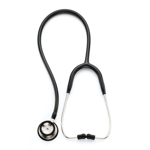 Professional Double Head Stethoscope (Black)