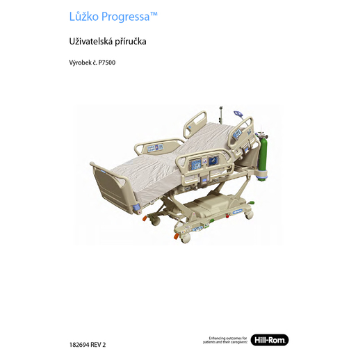 User Manual, Progressa User Manual, Czech