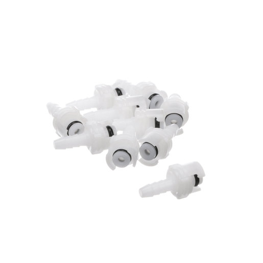 BP Fitting, Male Locking, 1/8 in. Tubing w/ Barbed End, 10-Pack