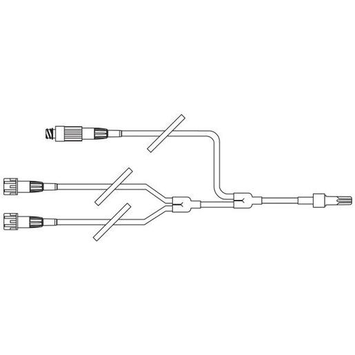 Three-Lead  Catheter Extension Set, Microbore, CLEARLINK Luer Activated Valve, 5.5 (14 cm)