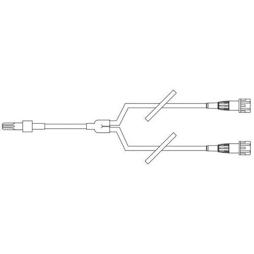 Y-Type Catheter Extension Set, Microbore, 4.7 (12 cm)