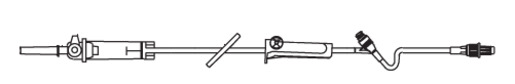 Solution Set, DUO-VENT, CLEARLINK Luer Activated Valve. 10 drops/mL. 42 (1.1 m). Non-DEHP
