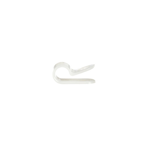 Clamp, Cable, 1/4, Nylon, White