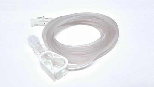 Straight-Type Extension Set, Mini-volume, 118 (300 cm), Polyethylene (PE) Lined