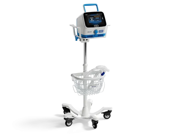 Synclara cough system on a stand