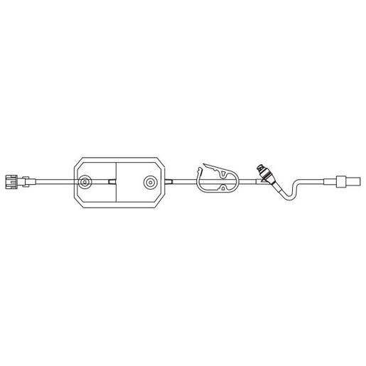 Straight-Type Extension Set, Standard Bore, 1.2 Micron Filter, CLEARLINK Luer Activated Valve, 19 (47 cm)