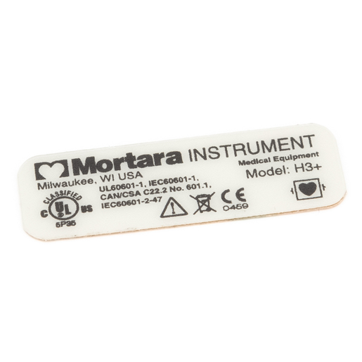 Label, Back, White, H3+