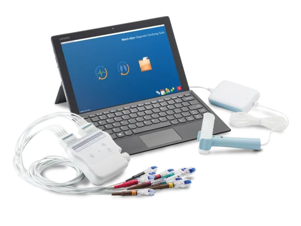 Diagnostic Cardiology Suite with a spirometry attachment