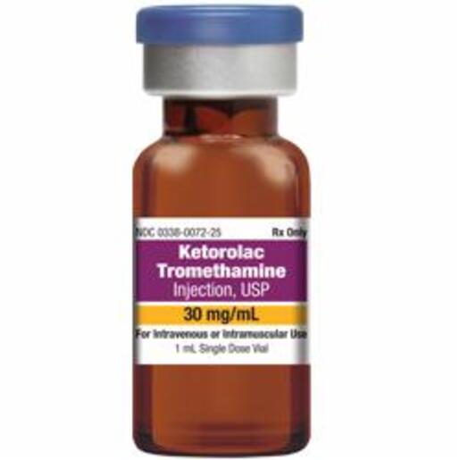 Ketorolac Tromethamine Injection, USP, 30 mg/ mL, 1 mL vial