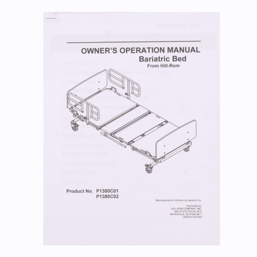 1039/1048 Bariatric Bed Manual
