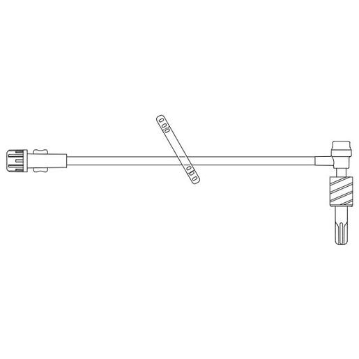T-Connector Straight-Type Extension Set, Microbore, INTERLINK Injection Site, Retractable Collar, 6.5 (16 cm)