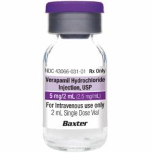 Verapamil Hydrochloride Injection, USP