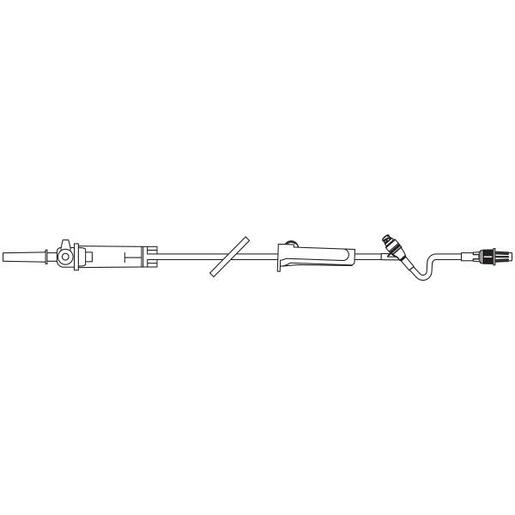 Solution Set, DUO-VENT, CLEARLINK Luer Activated Valve, 10 drops/mL, 92 (2.3 m)