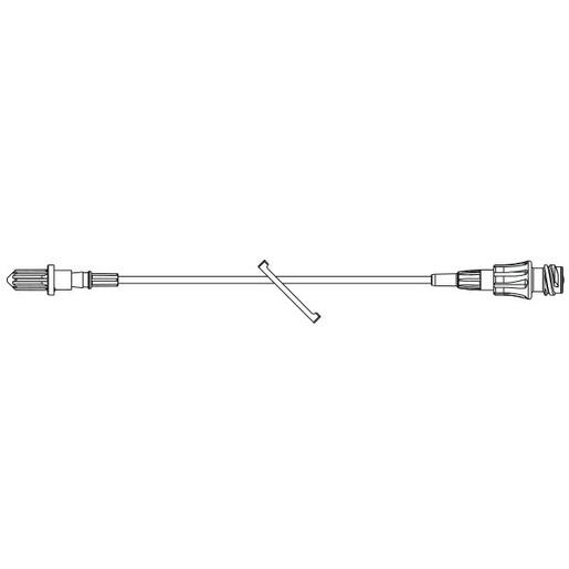 Straight-Type Catheter Extension Set, Microbore, INTERLINK Injection Site, 7.6 (19 cm)