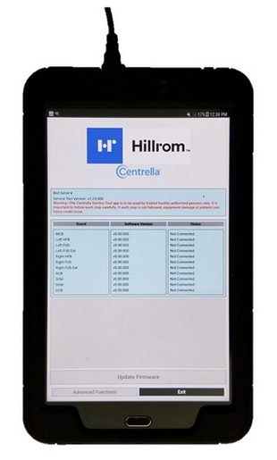 Hillrom Centrella Service Tool