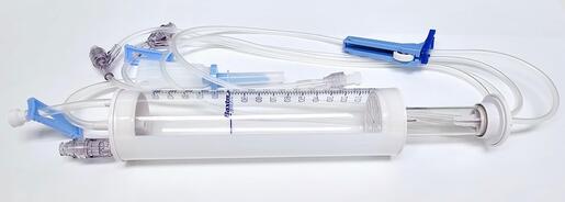 BURETROL Solution Set, 150 mL Burette Drip Chamber Filter Valve, 3 CLEARLINK Luer Activated Valves, 60 drops/mL, 105" (2.7 m), Non-DEHP