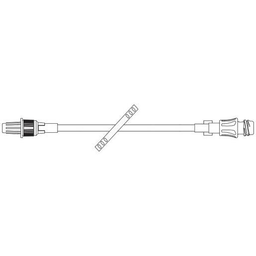 Straight-Type Catheter Extension Set, Standard Bore, INTERLINK Injection Site, 7.3 (18 cm)