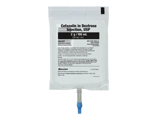 Cefazolin in Dextrose Injection, USP, 2 g per 100 mL