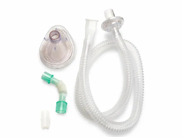Mask and hose from the Synclara cough system