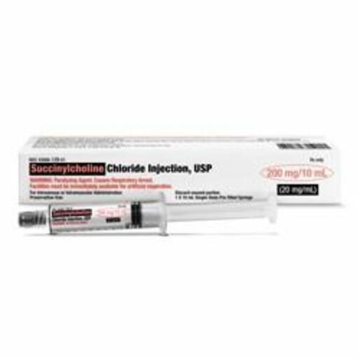 Succinylcholine Chloride Injection, USP 200 mg/10 mL (20mg/mL)