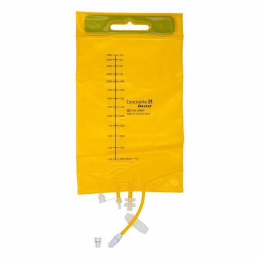 Photoprotective EXACTAMIX Empty EVA (ethylene vinyl acetate) Bag, 3000 mL.