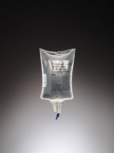 5% Dextrose and 0.2% Sodium Chloride Injection, USP, 1000 mL VIAFLEX Plastic Container