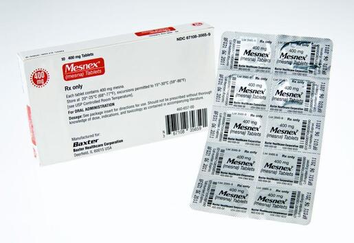 Mesnex (mesna) Tablets, 400 mg Tablets, 10 Blisters per Card