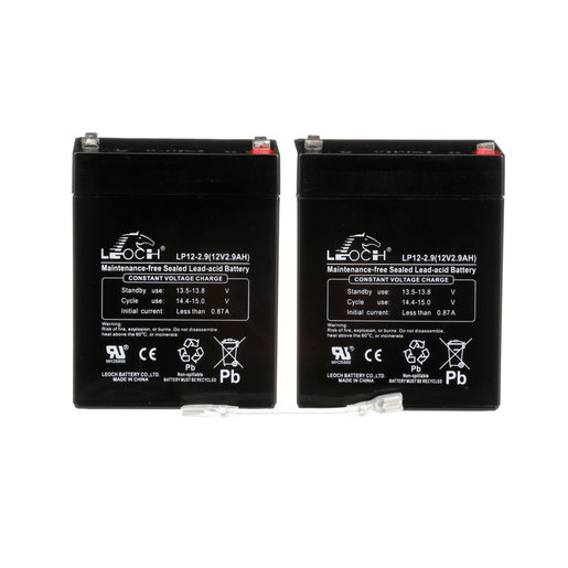 Battery 2, 9 AH/12V, Set of 2