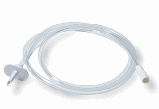 Automated Compounding Device Inlet. Non-Vented High Volume  Inlet for Bags or Vented Bottles.
