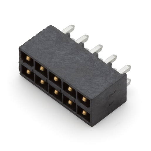 Connector, Male 2x5 Header Vert, 0.10in.