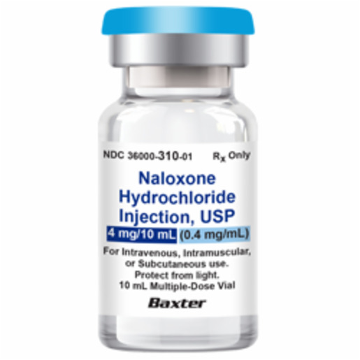 Naloxone Hydrochloride Injection USP, Multiple-Dose Vial 4 mg/10mL (0.4mg/mL), 10 mL