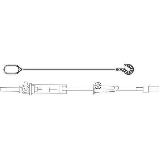 Secondary Medication Set, DUO-VENT, For use with CLEARLINK System. 60 drops/mL. 37" (93 cm). Non-DEHP