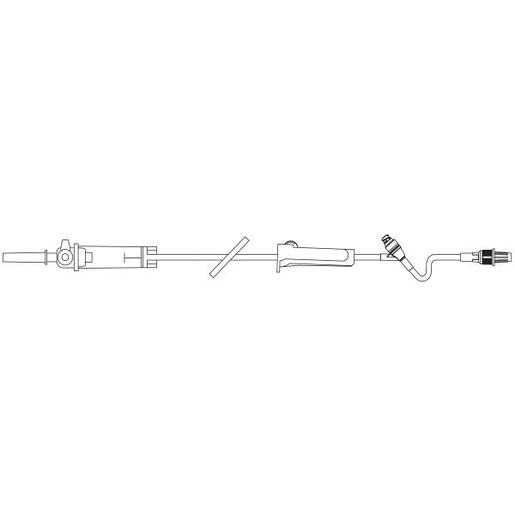 Solution Set, DUO-VENT, CLEARLINK Luer Activated Valve, 10 drops/mL, 104" (2.6m)