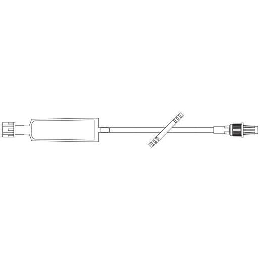 Straight-Type Extension Set, Standard Bore, 0.2 Micron Filter, Retractable Collar, 9.5 (24 cm)