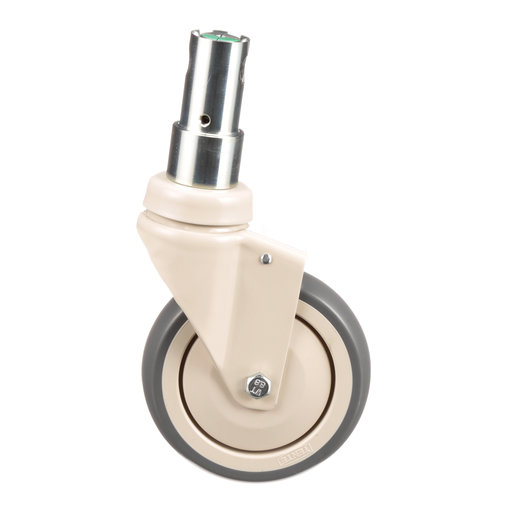 Caster, 5" Sgl Whl Str Ext Hgt